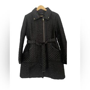 via spiga Black Quilted Women's Coat Mid-Length Packable Puffer
Jacket Large
